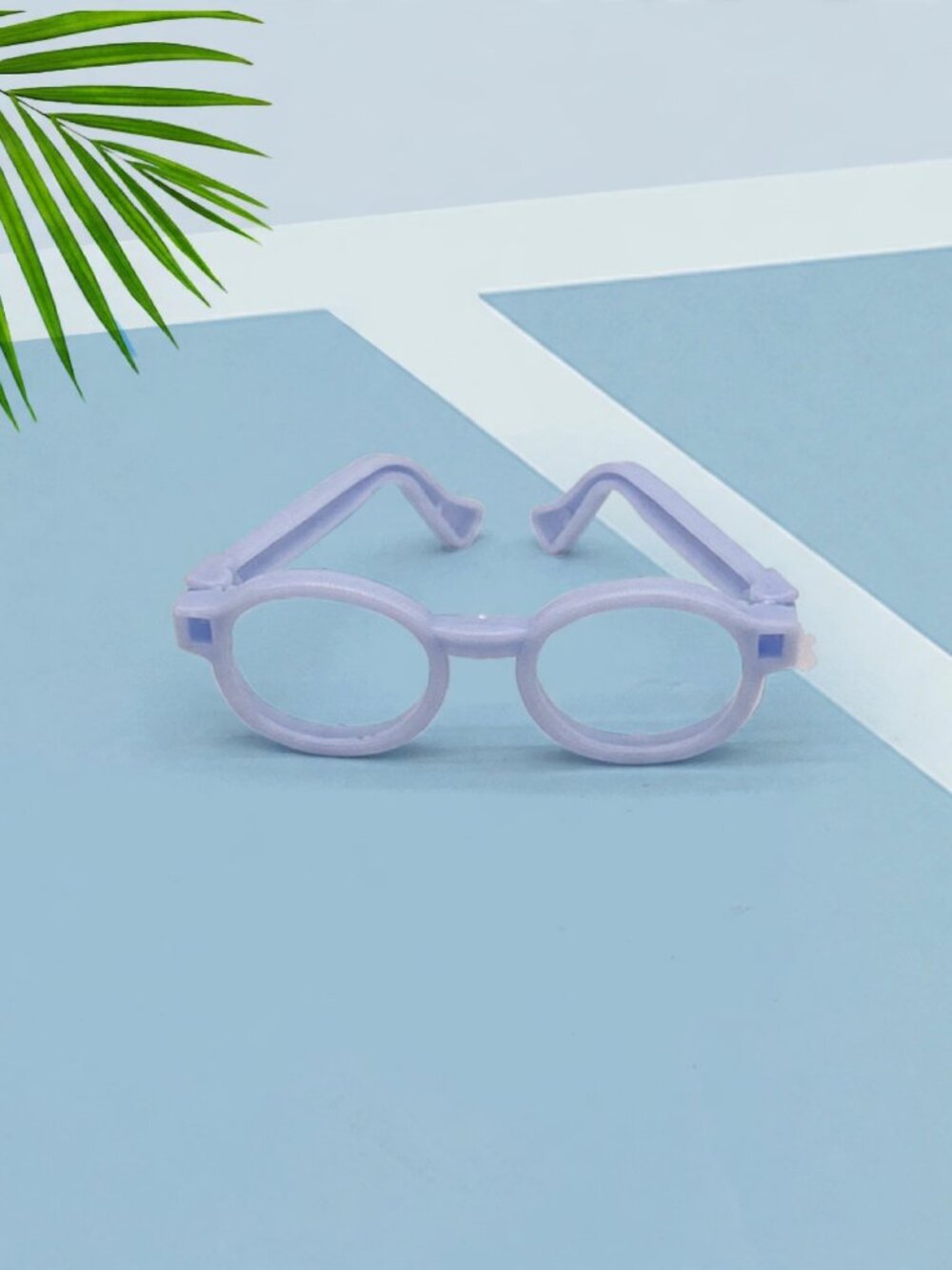 Labubu Doll Glasses – Light Purple | Brand New